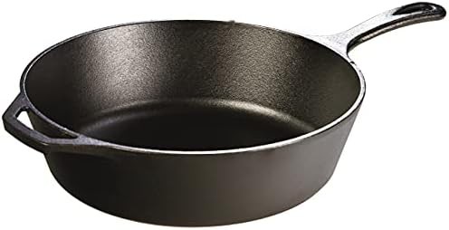 Lodge deep cast iron skillet