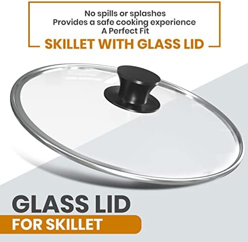 Twelve Inch Skillet with Glass Lid — photo 3