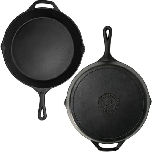 Backcountry Iron Large Round Cast Iron Skillet 12 in — photo 3