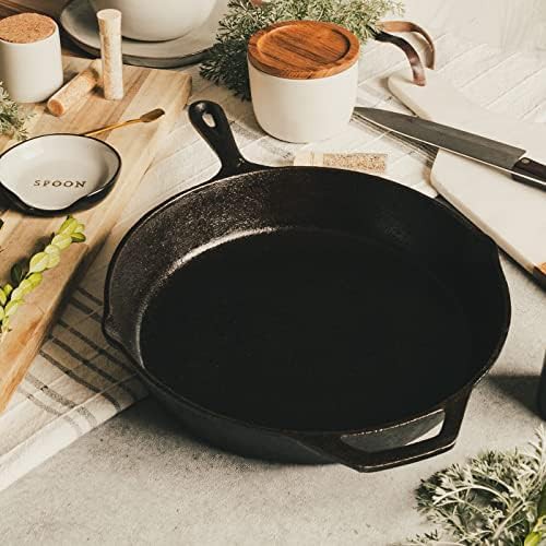 Backcountry Iron Large Round Cast Iron Skillet 12 in — photo 5
