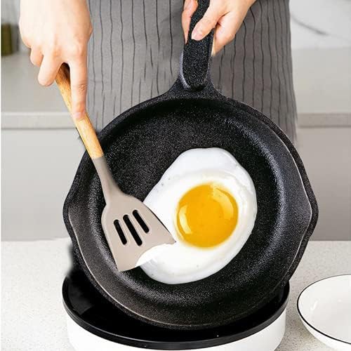 Black three piece seasoned skillet set — photo 5