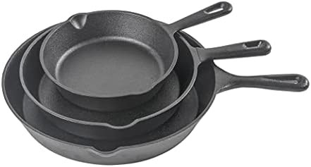 Commercial Grade Three Piece Skillet Trio