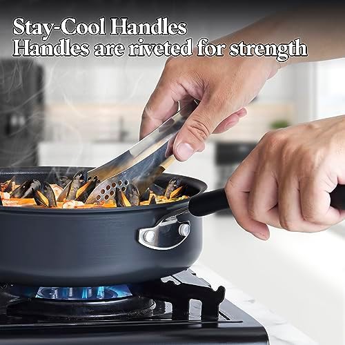 Professional Hard Anodized 2 Piece Pan Set — photo 5