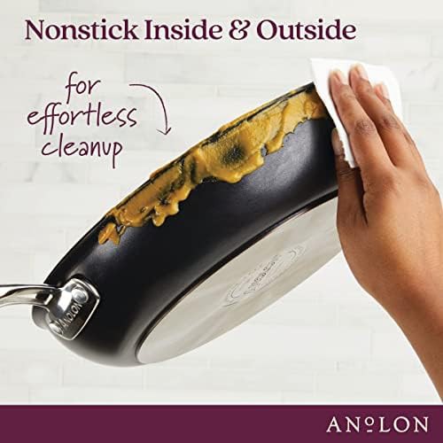 Smart stack hard anodized nonstick pan set — photo 5