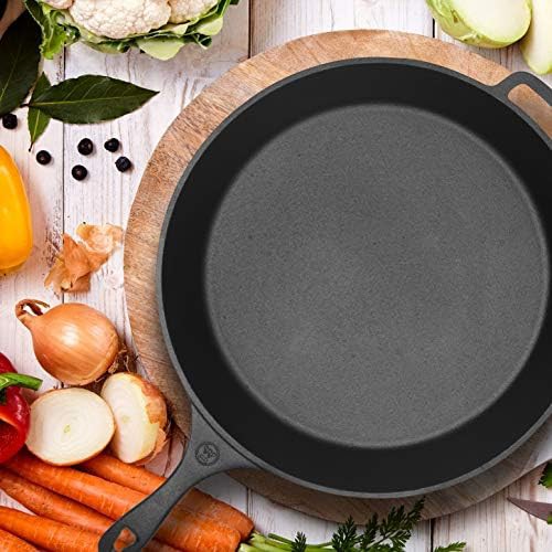 Large fifteen inch pre seasoned skillet — photo 4