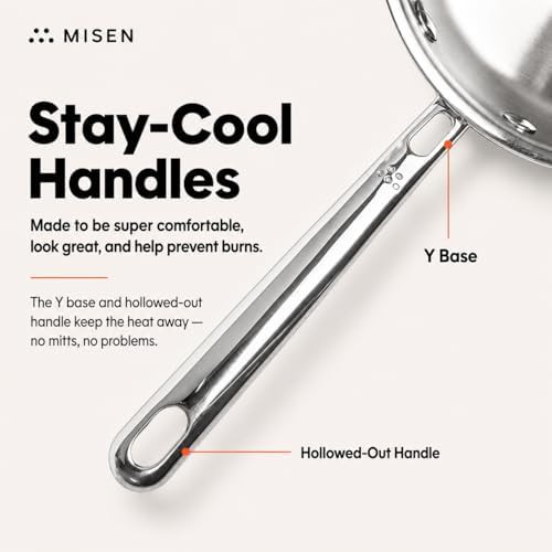 Five-ply stainless steel ten inch frying pan — photo 3