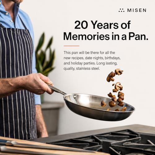Five-ply stainless steel ten inch frying pan — photo 5