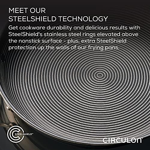 Hybrid steelshield clad stainless steel skillet set — photo 4