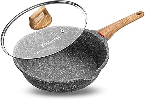 Granite nonstick skillet with glass lid — photo 4