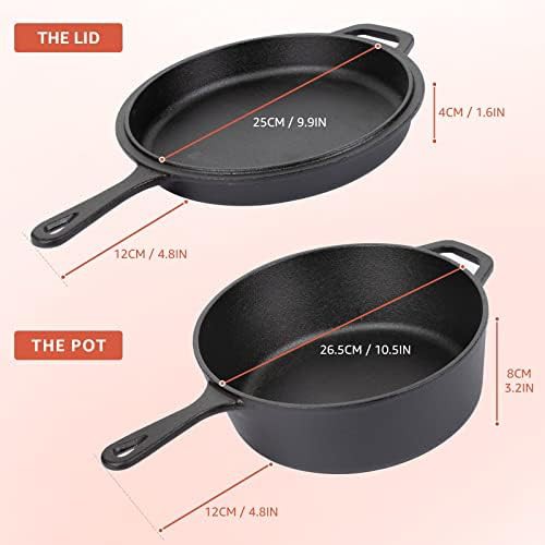 Two in one cast iron dutch oven — photo 4