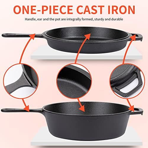 Two in one cast iron dutch oven — photo 5