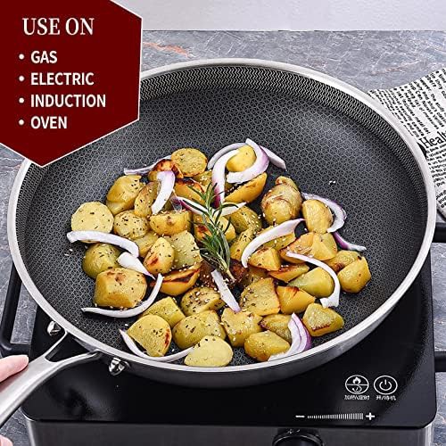 Hybrid nonstick tri-ply stainless steel pan set — photo 3