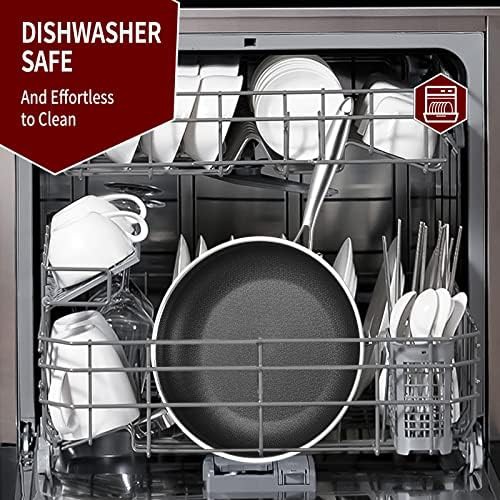Hybrid nonstick tri-ply stainless steel pan set — photo 4