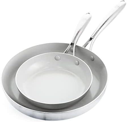 Tri-Ply Stainless Steel Ceramic Skillet Set
