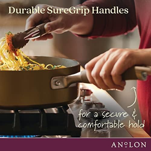 Hard Anodized Nonstick Deep Frying Pan — photo 4