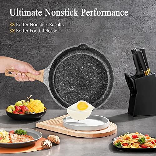 Granite Finish Nonstick Skillet Set — photo 5