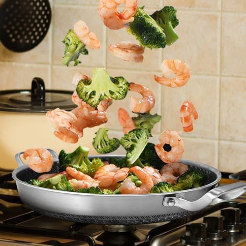 Stainless Steel Paella Pan with Glass Lid — photo 4