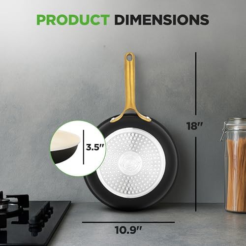 Ceramic Coated Skillet with Titanium Handle — photo 3
