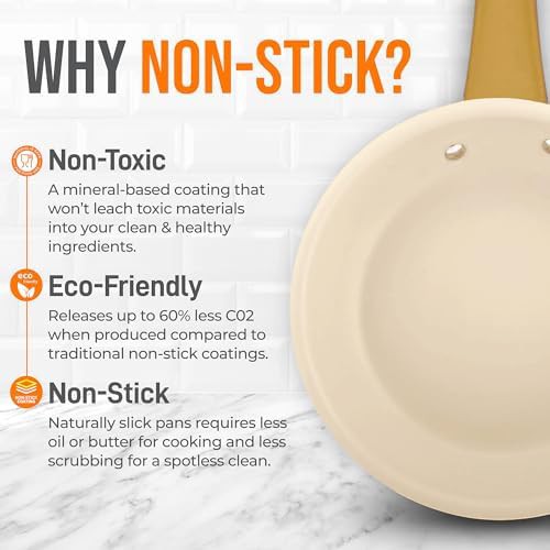 Ceramic Coated Skillet with Titanium Handle — photo 5