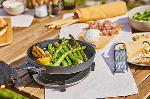 Round cast iron skillet with removable handle — photo 3