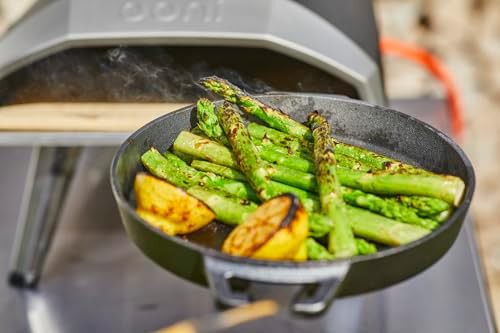 Round cast iron skillet with removable handle — photo 4