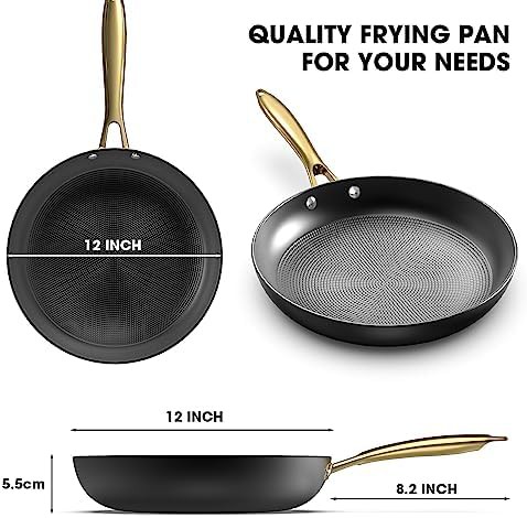 Professional twelve inch cast iron frying pan — photo 3