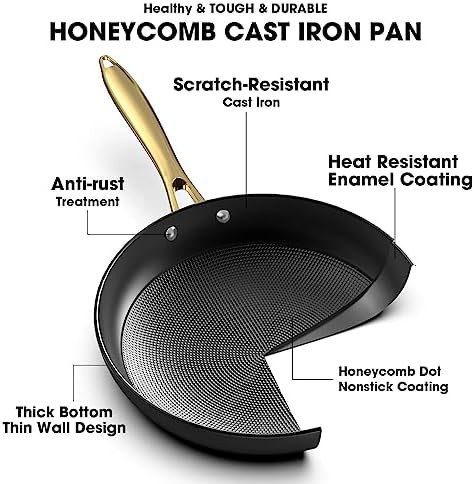 Professional twelve inch cast iron frying pan — photo 4