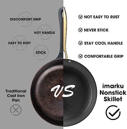 Eight inch honeycomb nonstick cast iron pan — photo 4