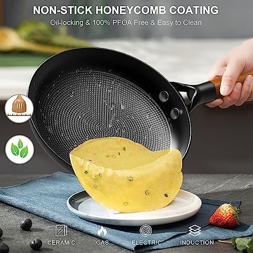 Three piece cast iron 8 10 12 inch set — photo 3