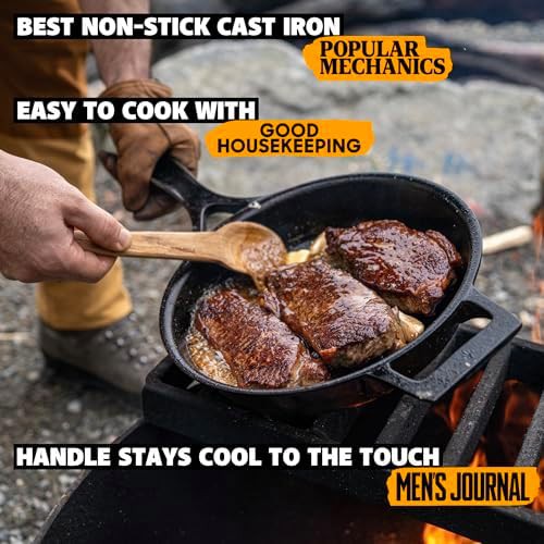 Smooth surface seasoned cast iron skillet — photo 4