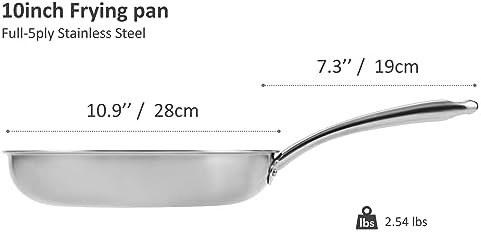 Stainless steel five ply induction pan — photo 3