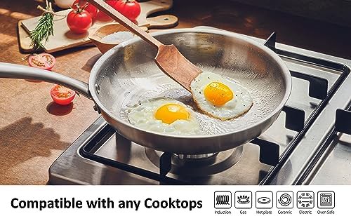 Stainless steel five ply induction pan — photo 5