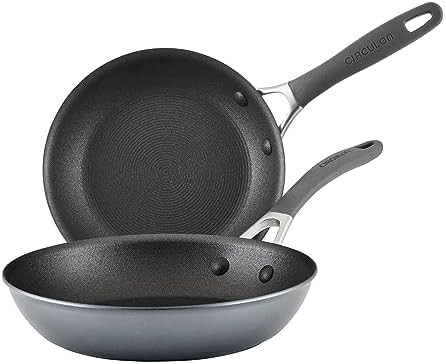 Graphite nonstick induction frying pan set
