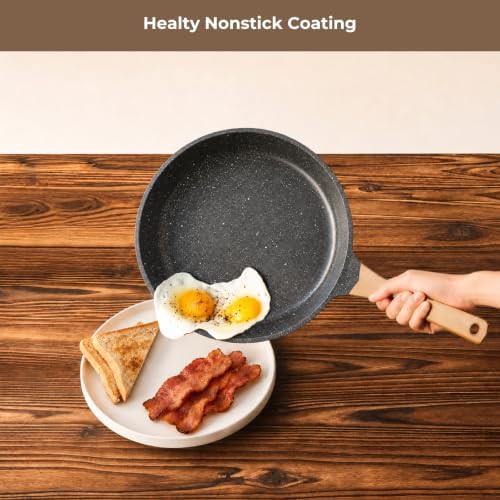 Three piece nonstick induction skillet set — photo 5