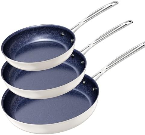 Triple Fry Pan Bundle with Forged Construction