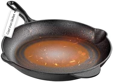 Pre-seasoned 12 inch cast iron frying pan