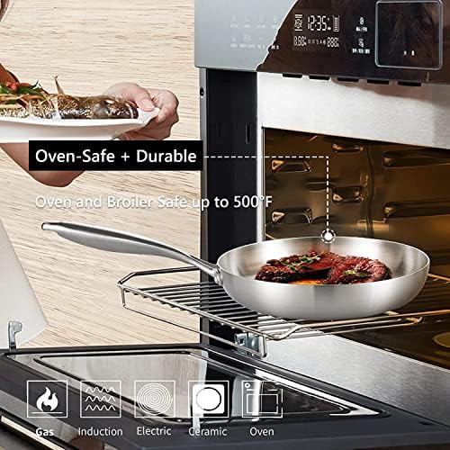 Stainless steel pan set with detachable handle — photo 4