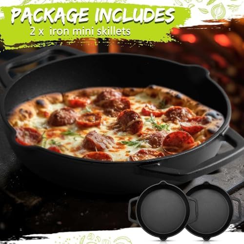 Dual handle cast iron casserole dish — photo 3