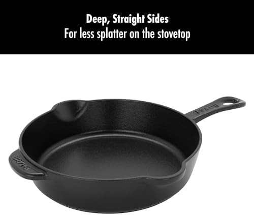 Traditional Black Deep Cast Skillet — photo 4