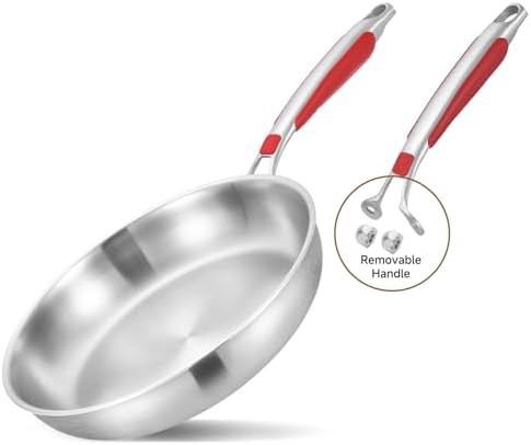Heavy Duty 12 in Stainless Induction Skillet — photo 5