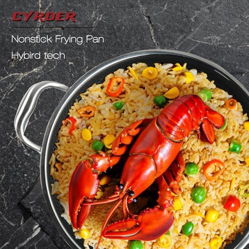 Hybrid Nonstick 12 inch Stainless Steel Pan — photo 3