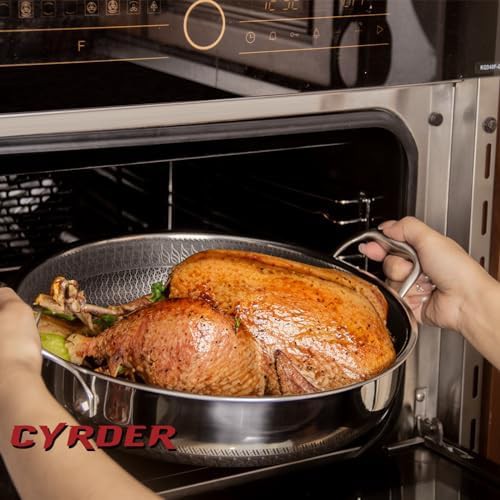 Hybrid Nonstick 12 inch Stainless Steel Pan — photo 4