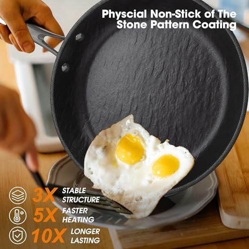 Stainless steel handle three piece pan set — photo 4