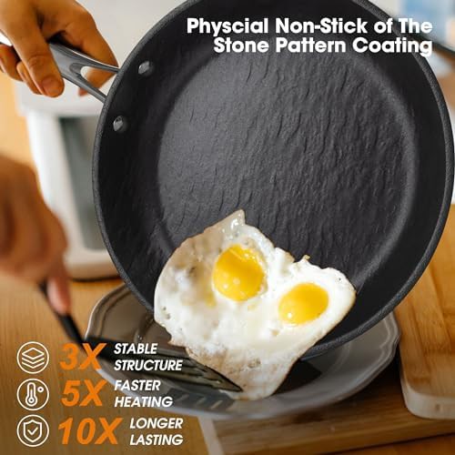 Large twelve inch nonstick frying pan — photo 3