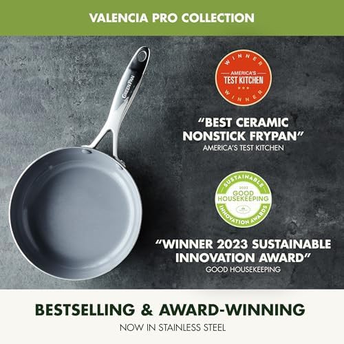 Valencia Pro tri-ply stainless steel skillet set — photo 5