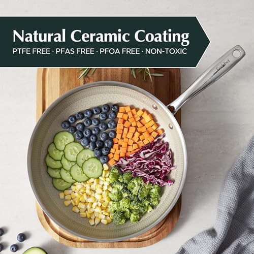 Hybrid Ceramic Nonstick Three Piece Skillet Set — photo 5
