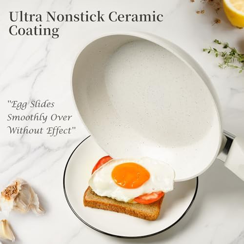 Granite frying pan trio with lids — photo 4