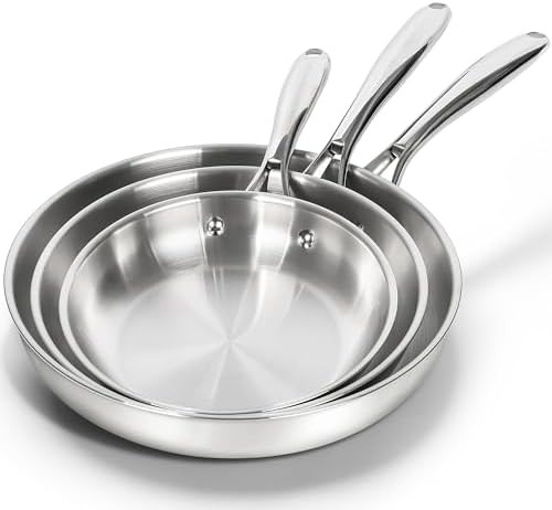 Triply base stainless steel three piece set