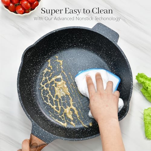 Granite nonstick twelve inch deep skillet — photo 4