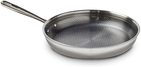 Hybrid Mesh Stainless Steel 12 in Fry Pan